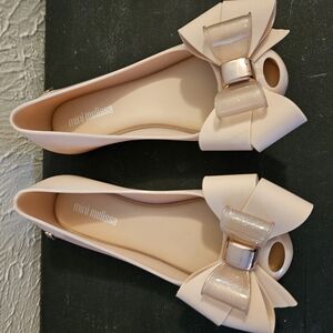 Mini Melissa Flats with Bow Design